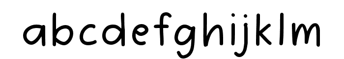 Chutpen-Regular Font LOWERCASE
