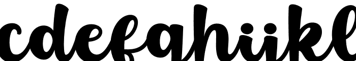 Chyali Font LOWERCASE