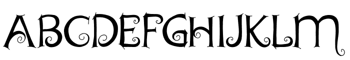 Chyga Regular Font UPPERCASE
