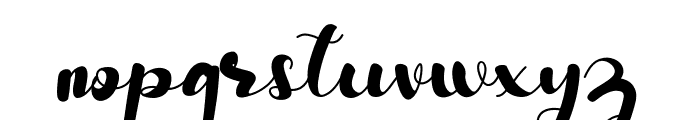Chyntia Font LOWERCASE