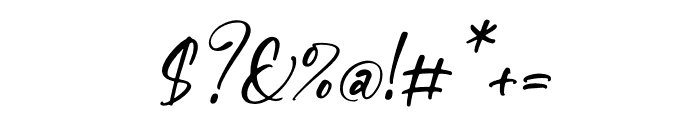 Chystigra Italic Font OTHER CHARS