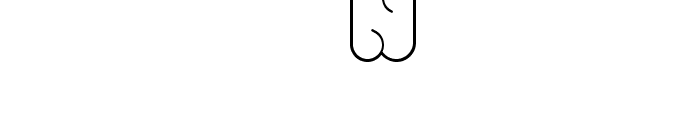 Cicobal Monoline Font LOWERCASE