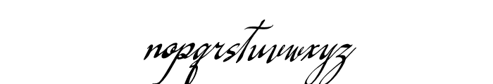 Cillaryn Angistia Italic Font LOWERCASE