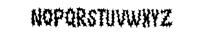 Cimmerian Font LOWERCASE