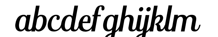 Cimory Love Italic Font LOWERCASE