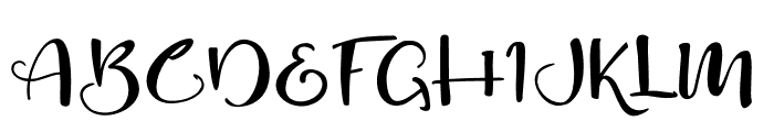 Cinchin Font UPPERCASE