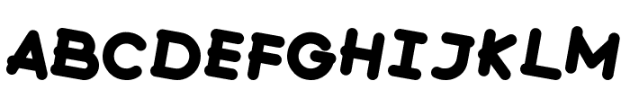 Cingock Tilt Right Font UPPERCASE