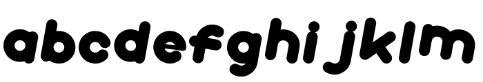 Cingock Tilt Right Font LOWERCASE