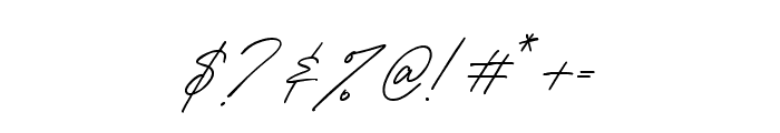 Cinthia Signature Font OTHER CHARS