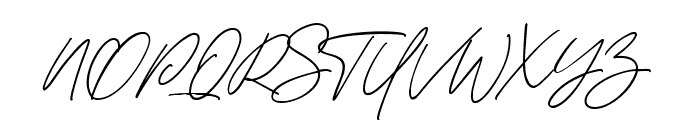 Cinthia Signature Font UPPERCASE