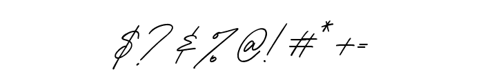 CinthiaSignature Font OTHER CHARS