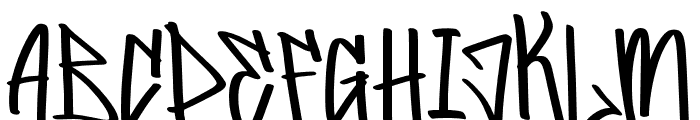 CircleAroundGraffiti-Regular Font UPPERCASE