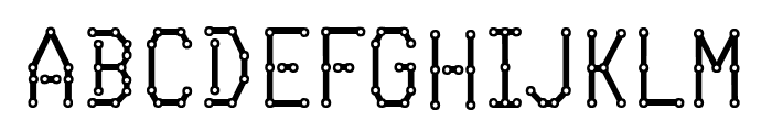 Circuit Glitch Regular Font UPPERCASE