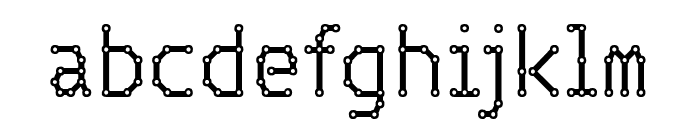 Circuit Glitch Regular Font LOWERCASE