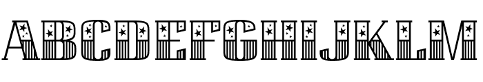 Circus Star Font LOWERCASE