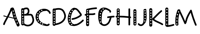 Circus Font UPPERCASE