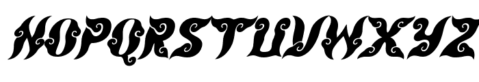 Cire Bone Italic Allcaps Font LOWERCASE