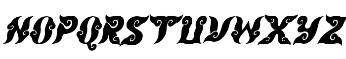 CireBone-Italic Font UPPERCASE