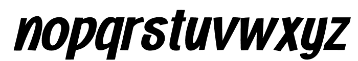Citypop Bold Italic Font LOWERCASE