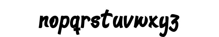 Clabrush Font LOWERCASE