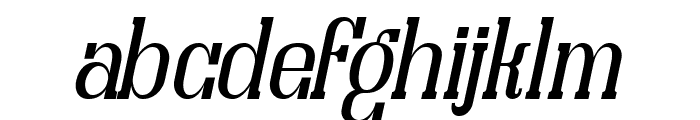 Clabs Extra Light Italic Font LOWERCASE