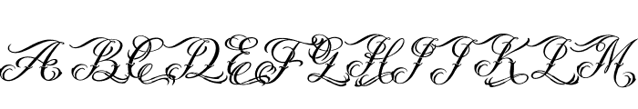 Claimus de Sances Italic Font UPPERCASE