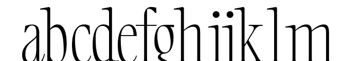 Clamofte Font LOWERCASE