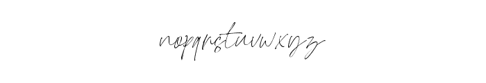 Clandestine Script Regular Font LOWERCASE