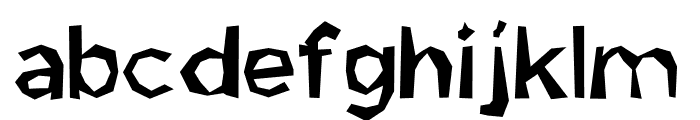 Clanic Font Font LOWERCASE