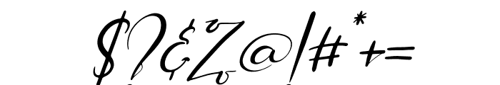 Clara Sherly Italic Font OTHER CHARS