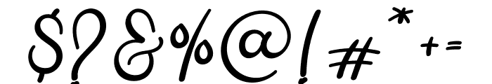 Clara Signature Font OTHER CHARS