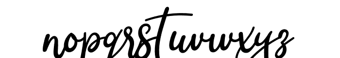 Clara Signature Font LOWERCASE