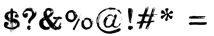 ClarendonPaint Font OTHER CHARS