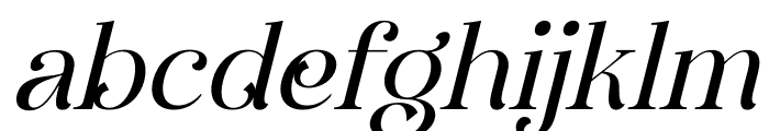 Clarine Italic Font LOWERCASE