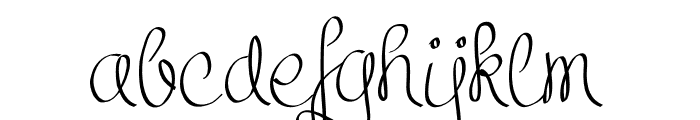 ClarissaLight Font LOWERCASE