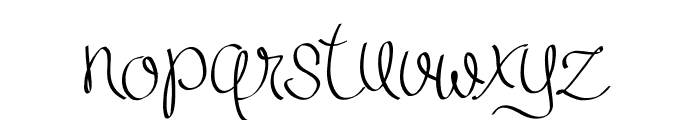 ClarissaLight Font LOWERCASE
