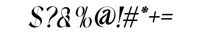 Claritle-Italic Font OTHER CHARS