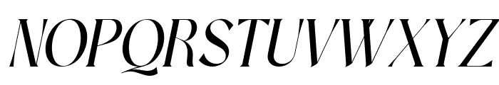 Claritle-Italic Font UPPERCASE