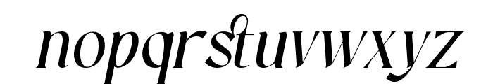 Claritle-Italic Font LOWERCASE