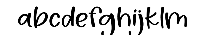 Clarity Cursive Font LOWERCASE