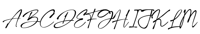 ClaritySignature-Regular Font UPPERCASE