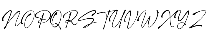 ClaritySignature-Regular Font UPPERCASE