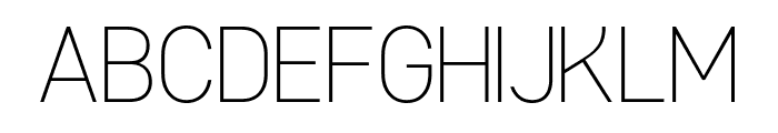Clarsly Extra Light Font LOWERCASE