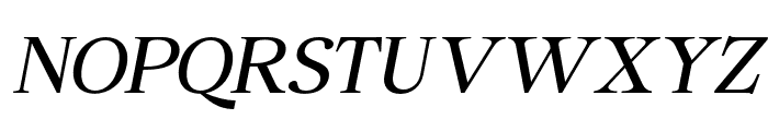 Clarton Italic Font UPPERCASE