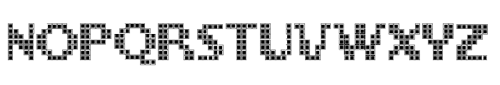 Classic Game Pixel Font UPPERCASE