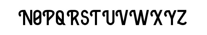 ClassicBronze-Regular Font UPPERCASE
