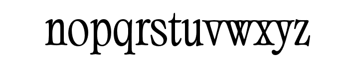 Classical Bold Condensed Font LOWERCASE