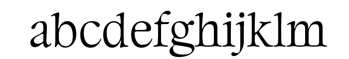 Classical Regular Font LOWERCASE