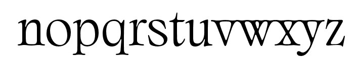 Classical Regular Font LOWERCASE