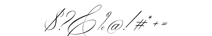 Classical-Thin Font OTHER CHARS